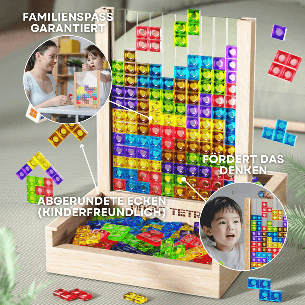 Sustainable Tetris puzzle game for the whole family