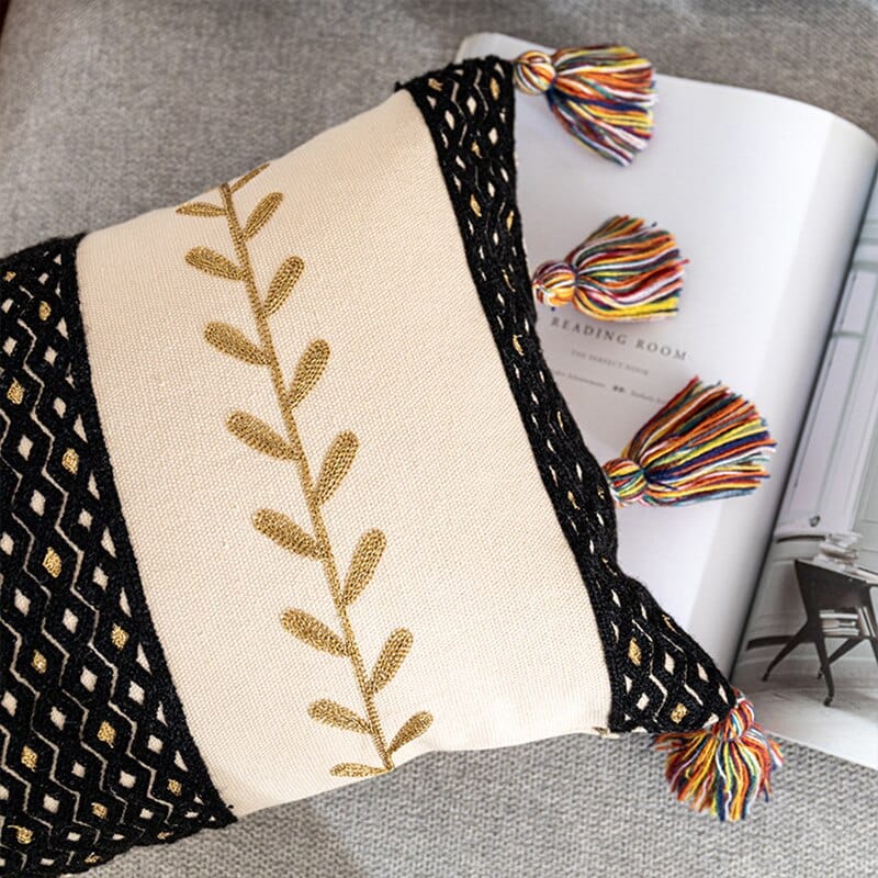 Textured Tassel Pillowcase