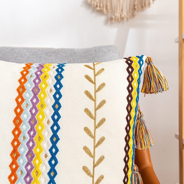Textured Tassel Pillowcase