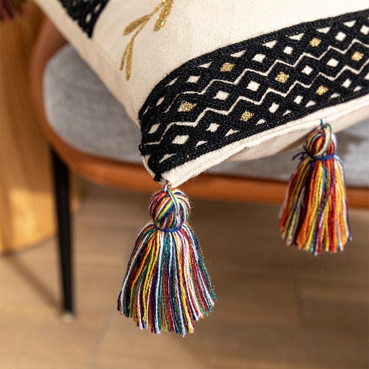 Textured Tassel Pillowcase