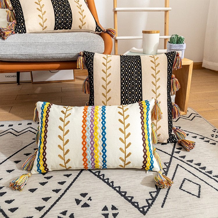 Textured Tassel Pillowcase