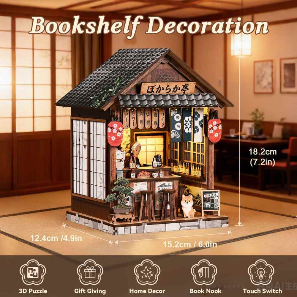 The Mellow Pub DIY Mini Book Nook Kit