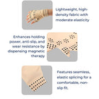 ThermaFlex Fingerless Arthritis Gloves | Magnetic Compression Gloves for Arthritis Pain Relief - Improved Circulation - Reduced Swelling