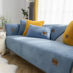 Sofa cover fleece waterproof non-slip washable