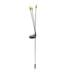 Solar-powered Firefly Garden Light - Three-headed LED Lamp for Outdoors