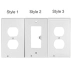 Pack 4x LED Night Light Outlet Cover | Energy-Efficient, Automatic Sensor & Safe for Kids' Rooms