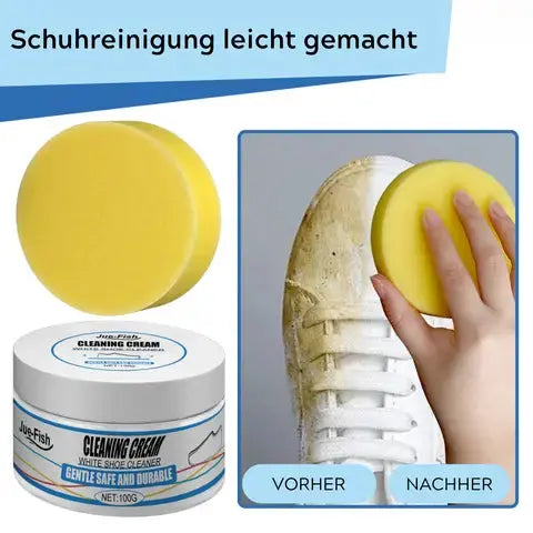 Deep cleaning cream for white shoes – Brightening & long-lasting pRedection