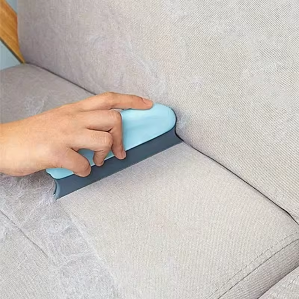 Reusable pet hair brush