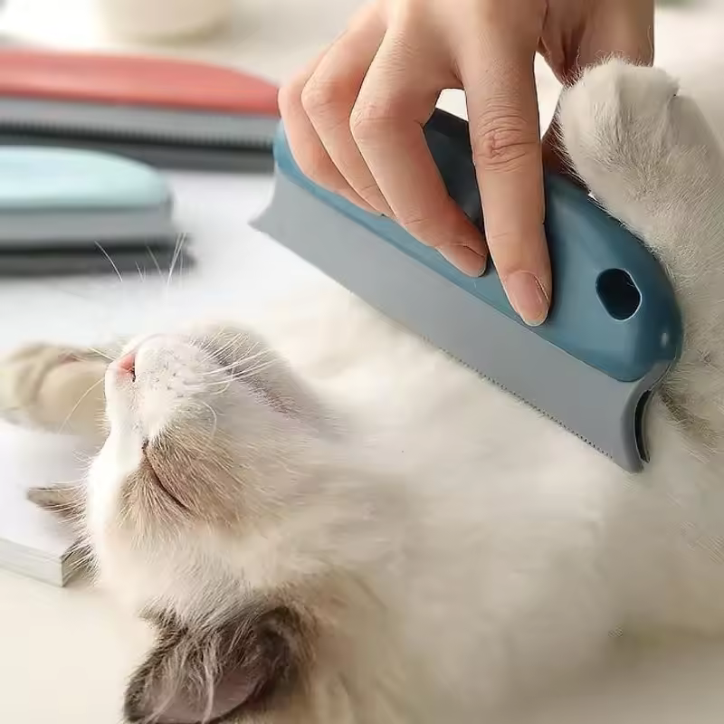 Reusable pet hair brush