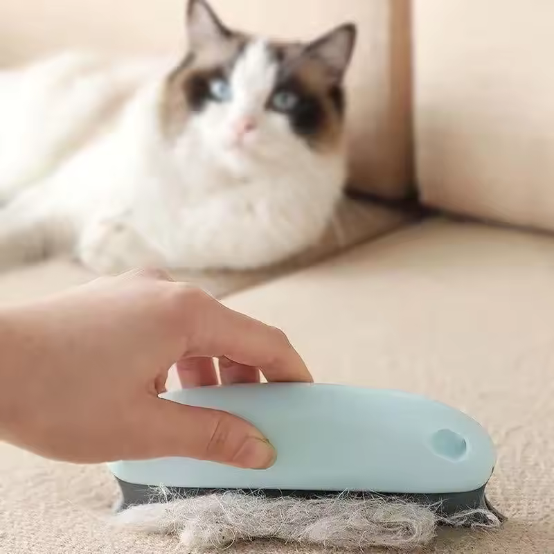 Reusable pet hair brush