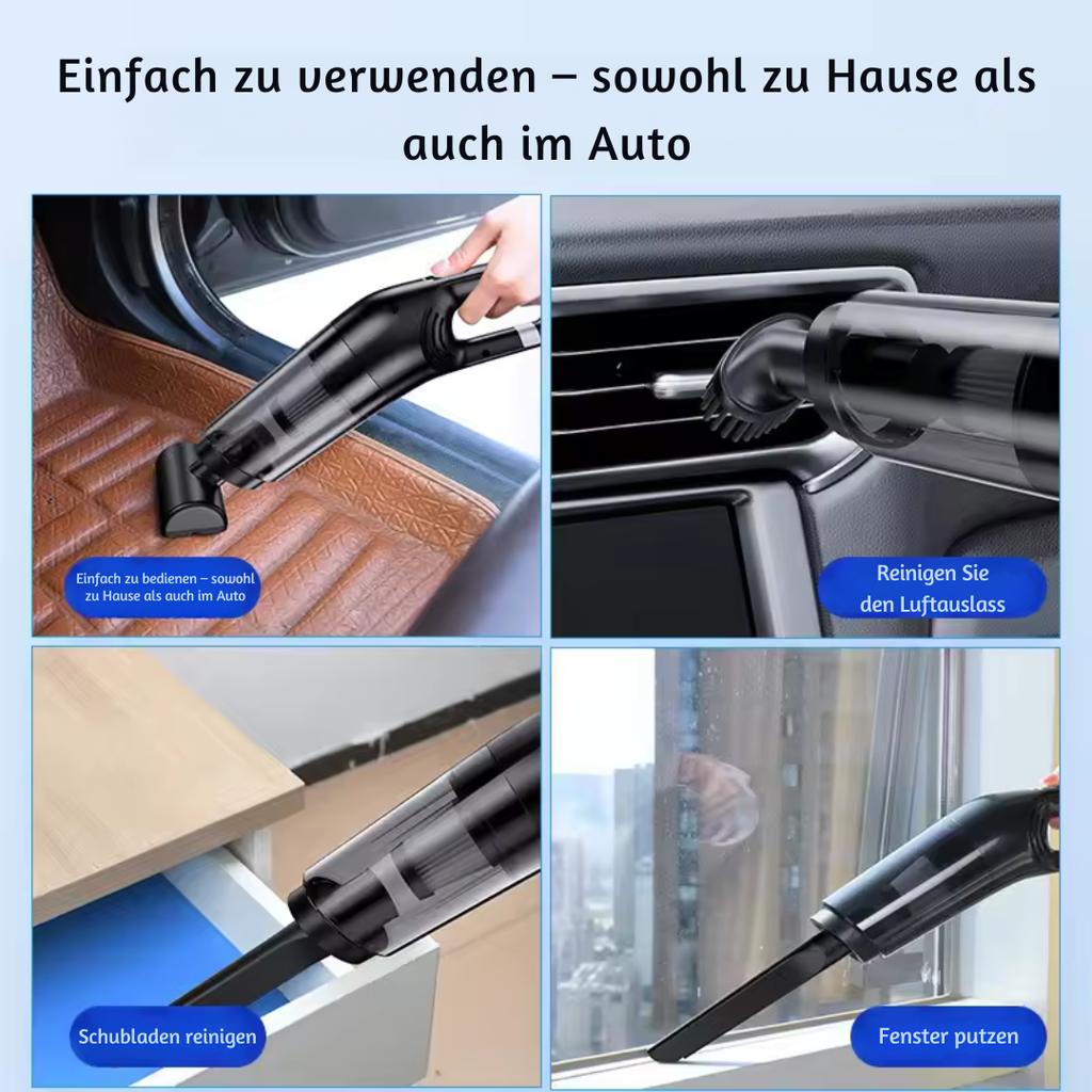 Cordless pet hair vacuum cleaner with HEPA & 4 attachments