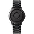 Magnetic ball watch with stainless steel case & mesh bracelet - Futuristic time display for technology lovers