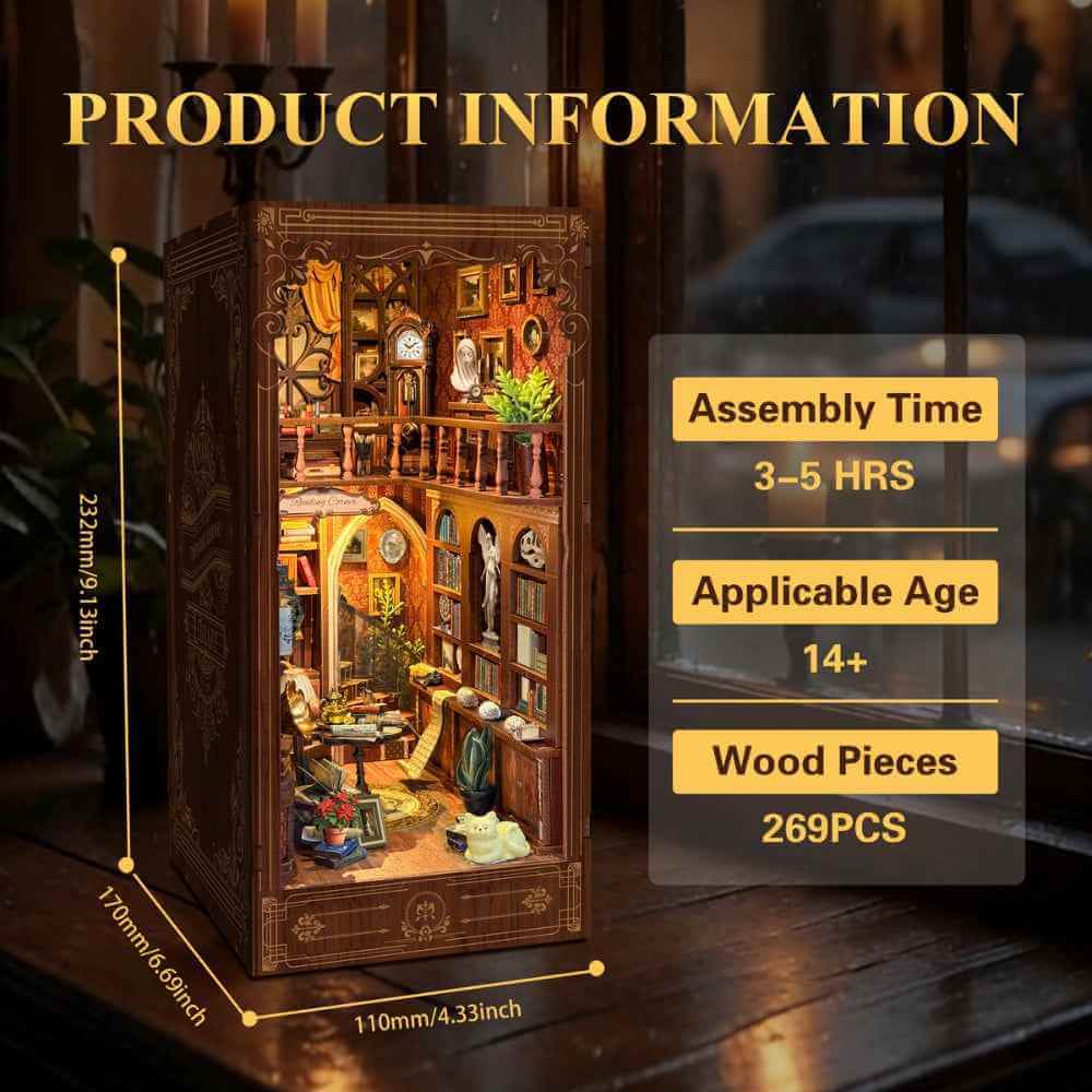 Timeworn Library DIY Book Nook Kit