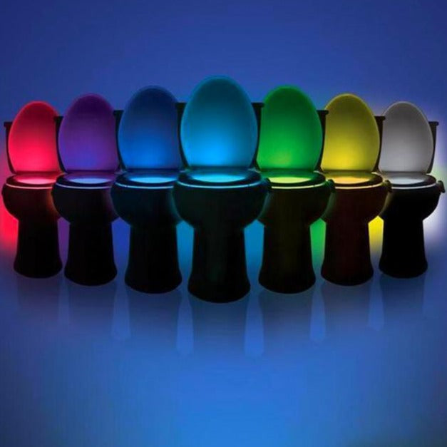 Motion-Sensor Toilet Night Light - GlowBowl