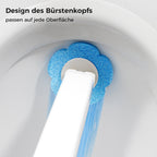 Antibacterial Disposable Toilet Brush with Hygienic Sponge Head and Holder