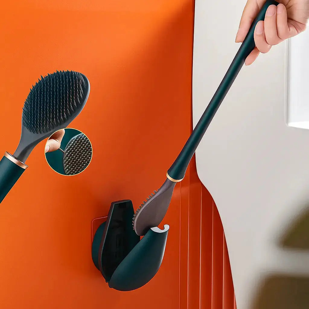 Silicone Toilet Brush – Stays Clean & Dries in Seconds