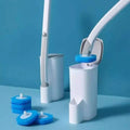 Toilet cleaning stick with 6 disposable hygienic refill pads