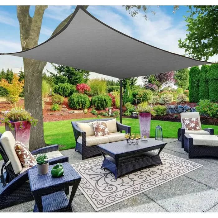 UV & rain awning for outdoor use