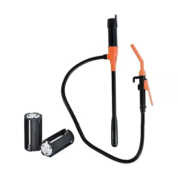 Portable Battery Transfer Pump – With long suction hose and adjustable flow regulator