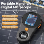 Portable Digital Handheld Magnifier with 500x Magnification & 2" LCD