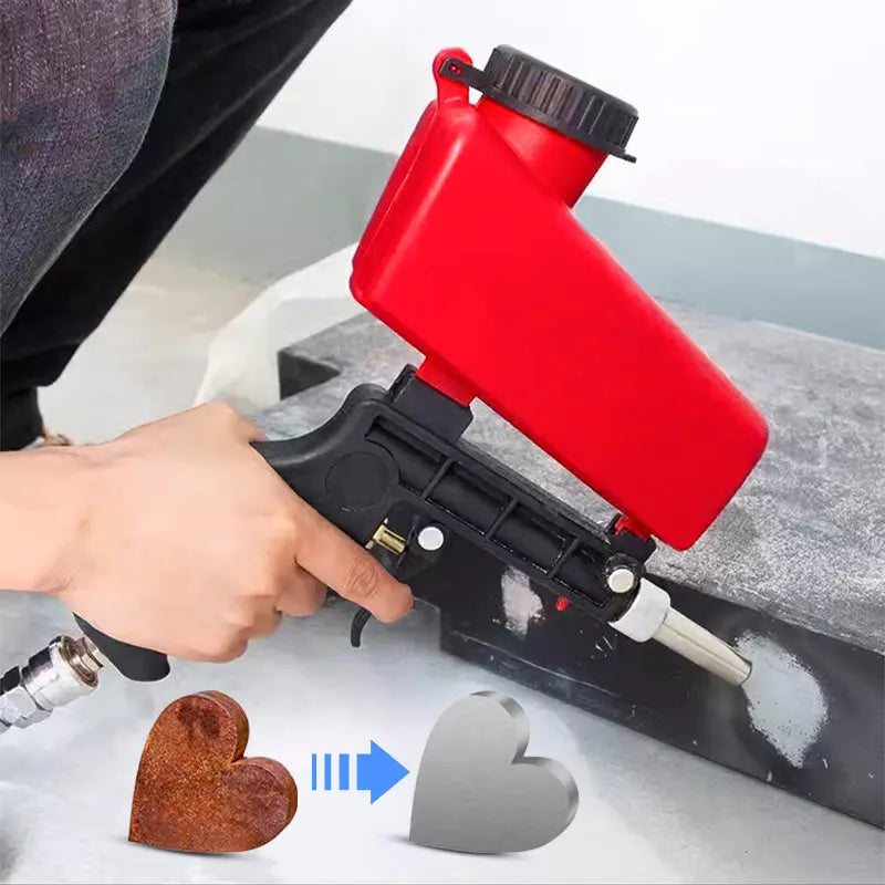 Portable Handheld Pneumatic Sandblasting Gun – Powerful & Precise