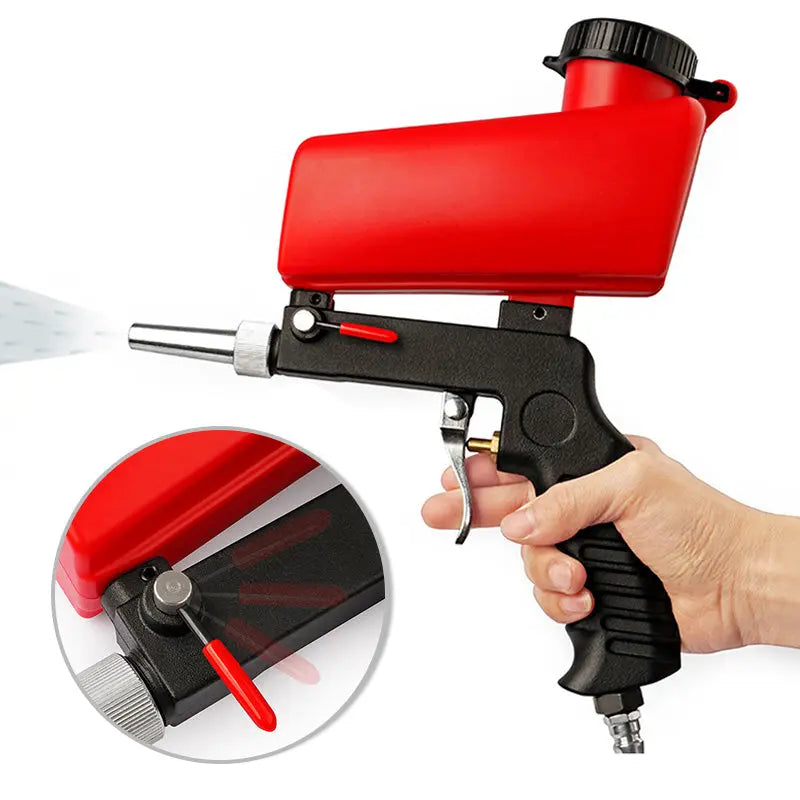 Portable Handheld Pneumatic Sandblasting Gun – Powerful & Precise