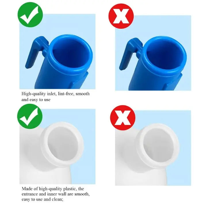 Portable Urinal for Men – 2000ml, leak-proof & reusable