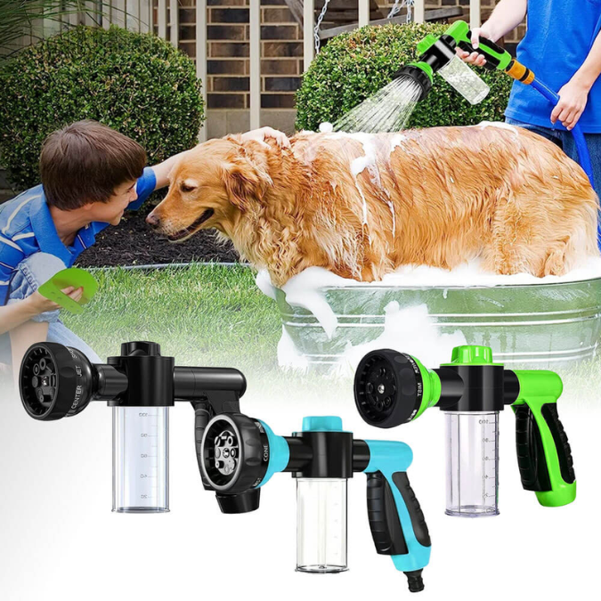 Portable Pet Care Foam Gun