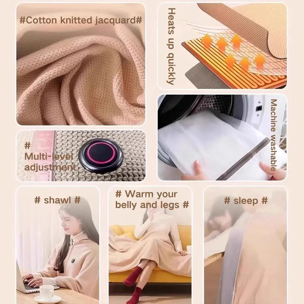Portable heating scarf – warmth on the go