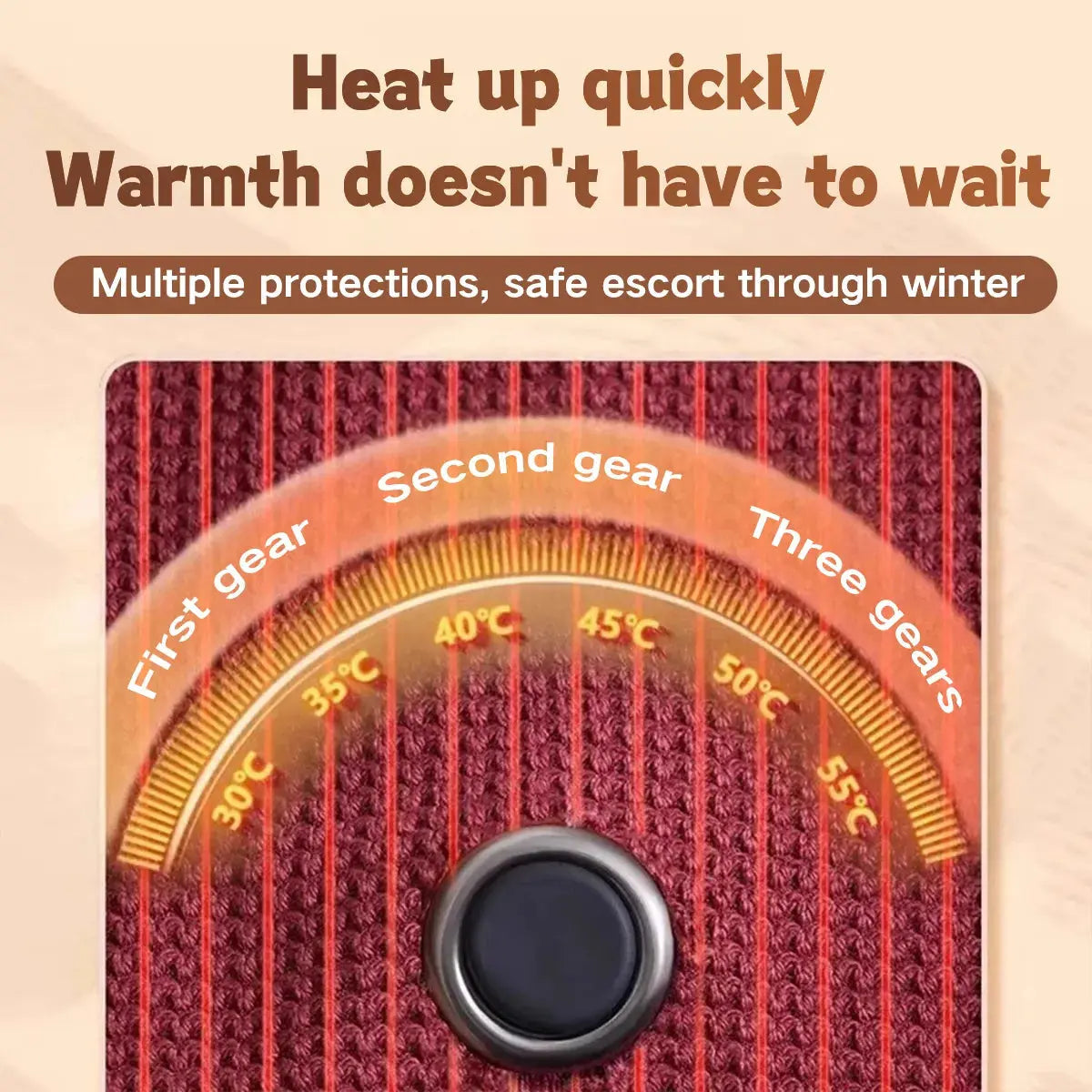 Portable heating scarf – warmth on the go