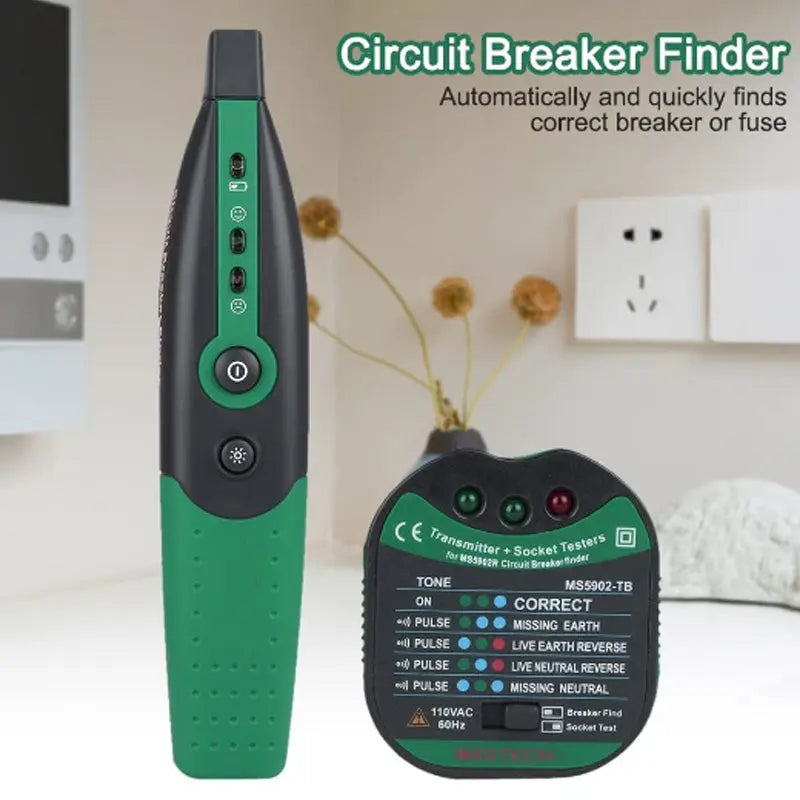 Portable automatic cable locator for quick troubleshooting