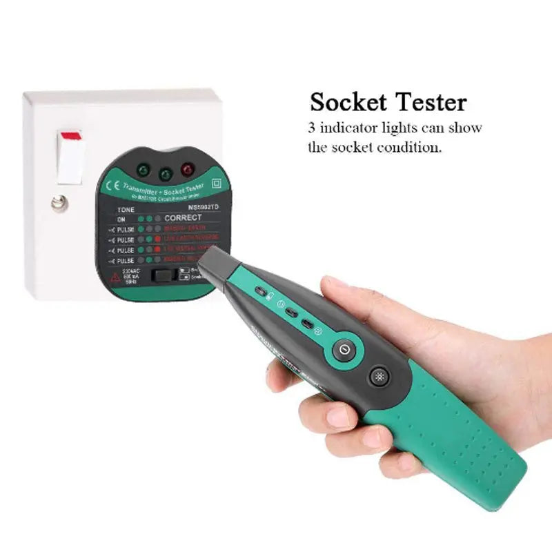 Portable automatic cable locator for quick troubleshooting