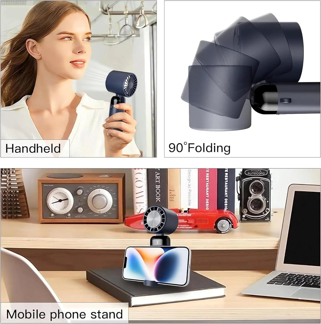 Portable electric cooling fan with ice compression function