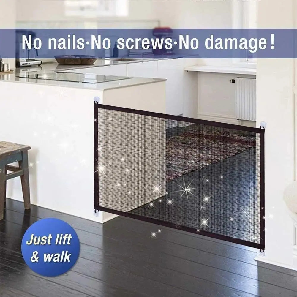 Portable Pet Safety Gate – Safe & Flexible