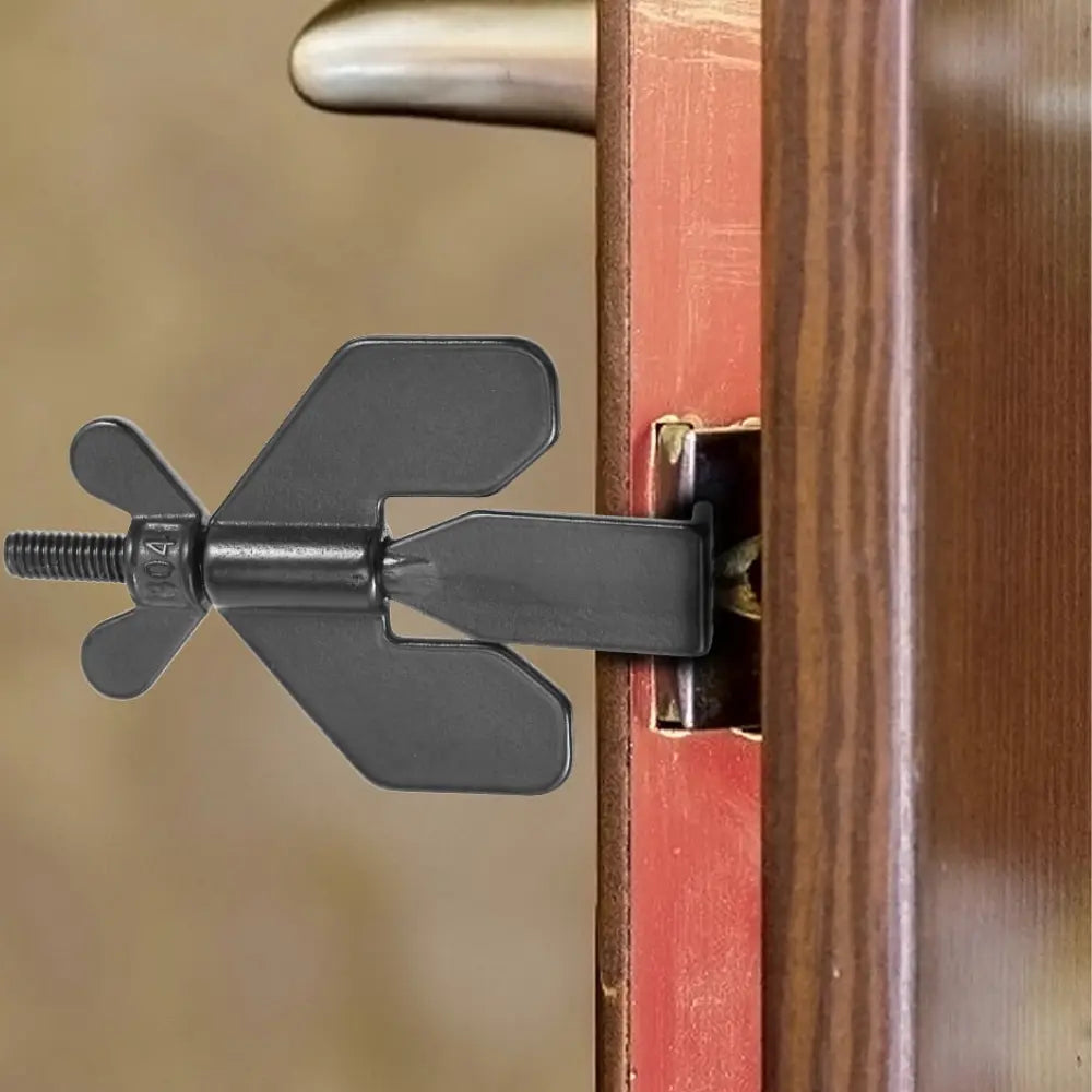 Portable Door Lock — Travel Security Device Made of Stainless Steel