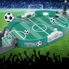 Portable table football game for 2 players
