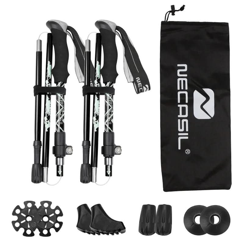 Foldable trekking poles for hiking & outdoor adventures