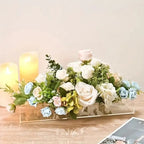 Transparent Acrylic Flower Vase – 16-Hole Design