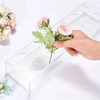 Transparent Acrylic Flower Vase – 16-Hole Design