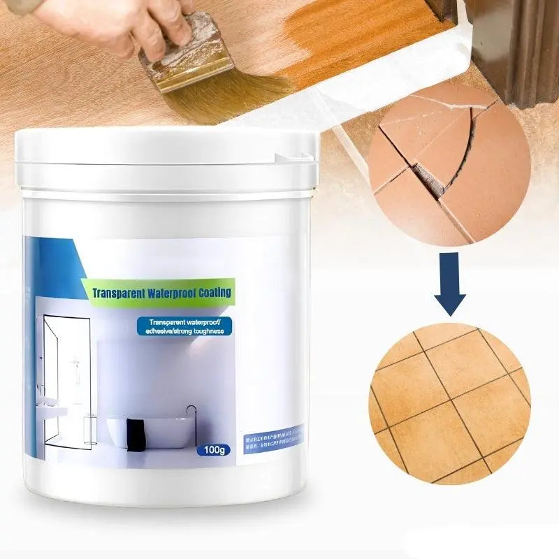 Transparent waterproof coating
