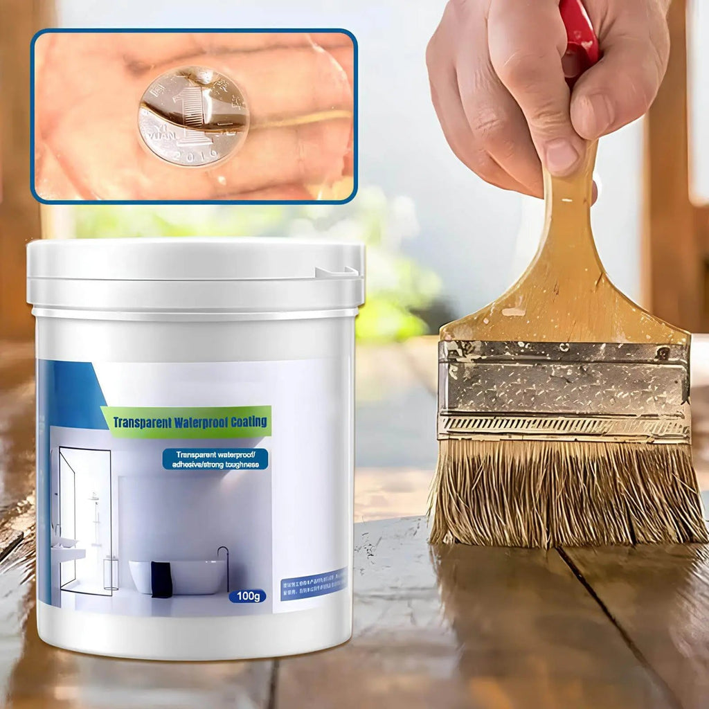 Transparent waterproof coating