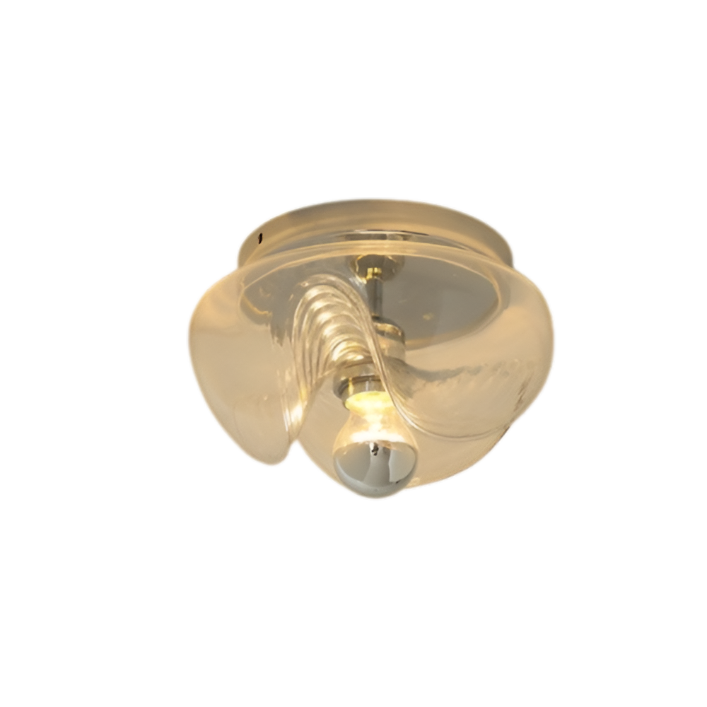 French Vintage Medieval Bauhaus Ceiling Lamp