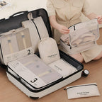 7-Piece Travel Packing Cube Set – Lightweight Compression Travel Organiser Bags for Suitcase & Luggage