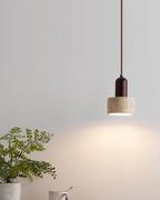 Stylish Pendant Lamp with Stone Effect
