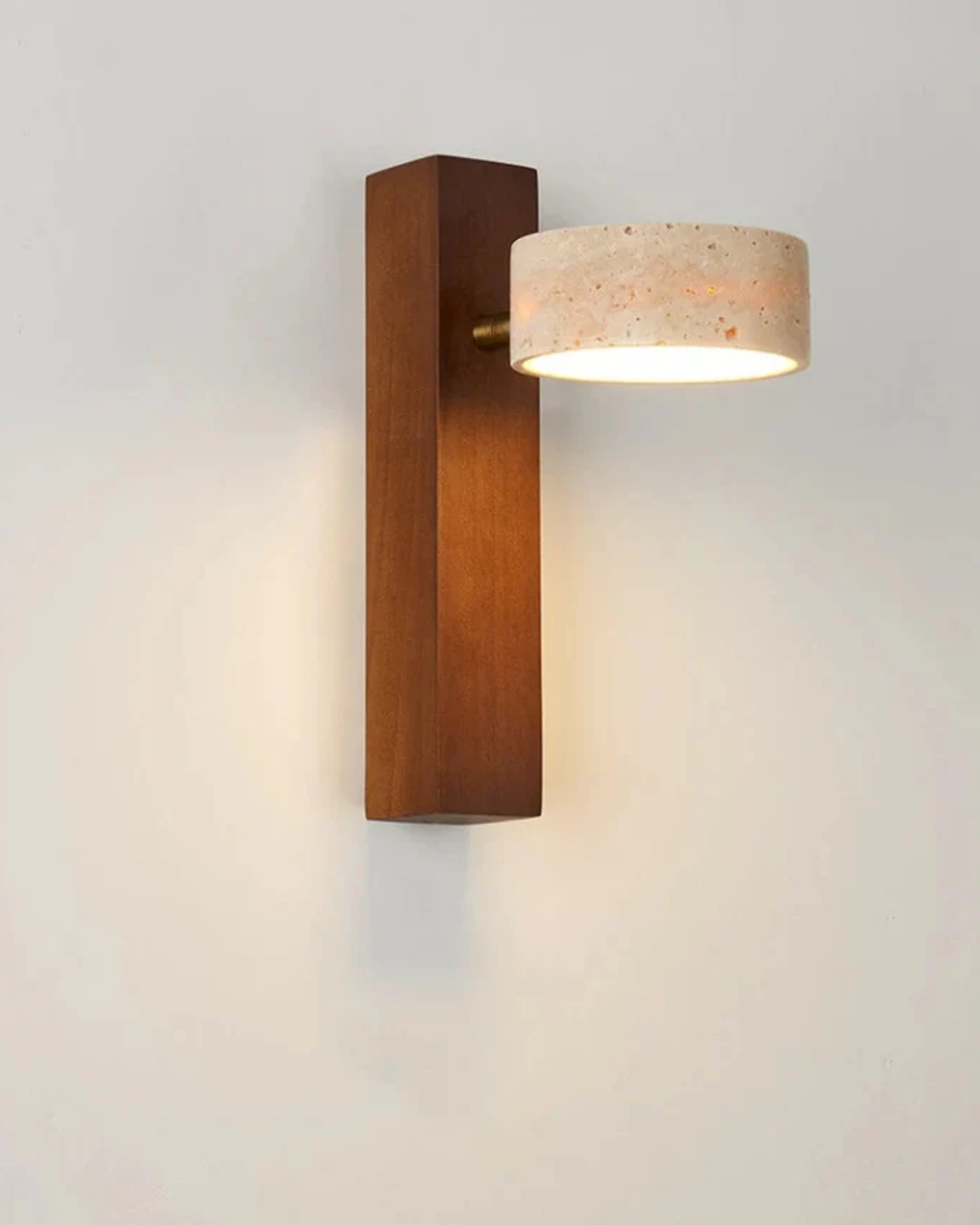 Wall lamp made of Travertine Natural Stone in Modern Design