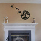 Black Metal Wall Art Home Decor
