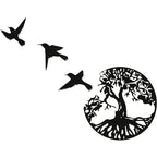 Black Metal Wall Art Home Decor