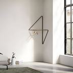 Triad Coat Stand – Geometric Multi-Purpose Metal Wardrobe Rack