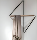 Triad Coat Stand – Geometric Multi-Purpose Metal Wardrobe Rack