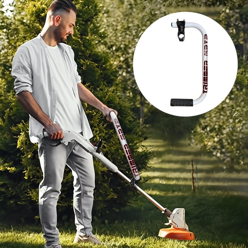 Ergonomic grip extension for cord carriers